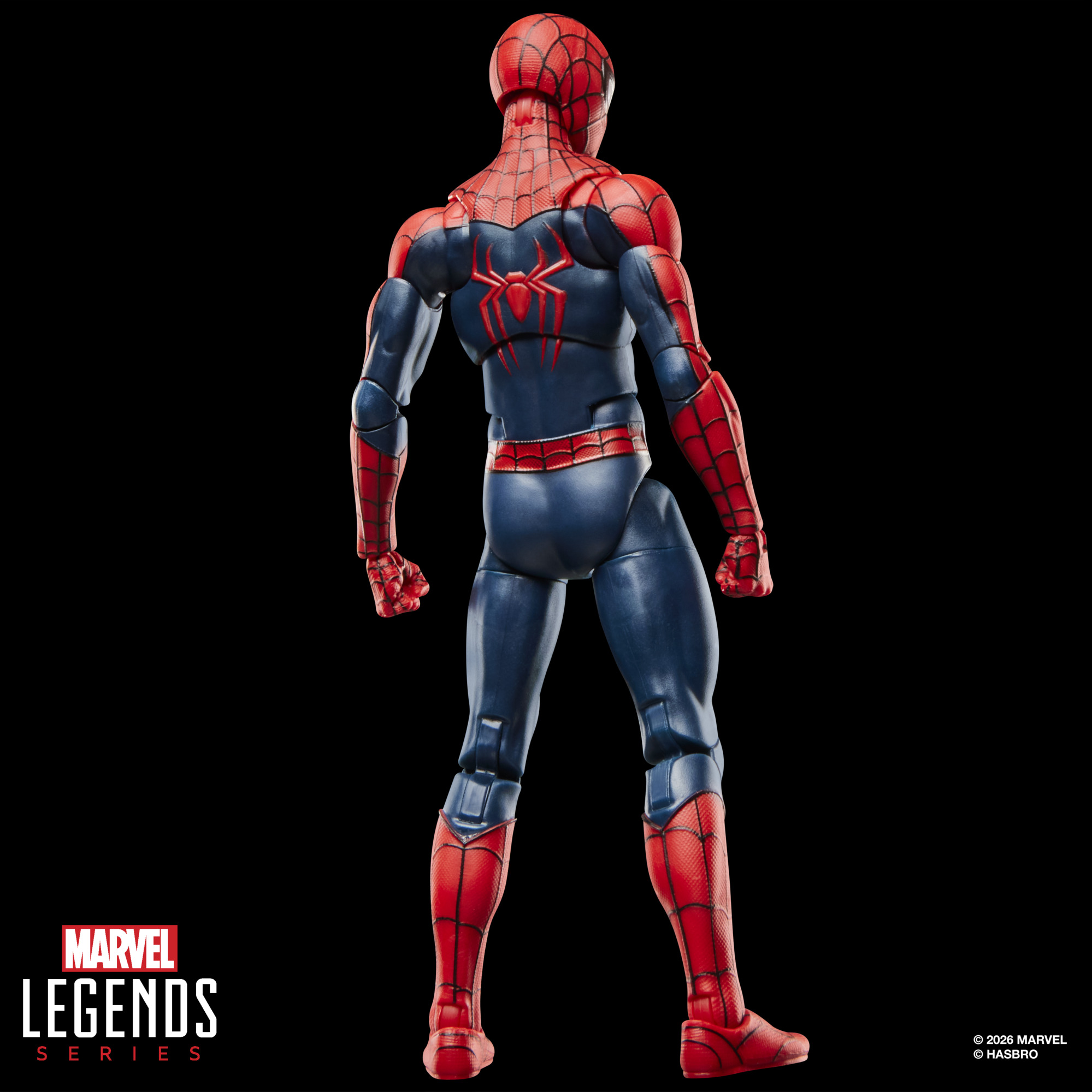 Spider-Man: Brand New Day action figure against a dark background