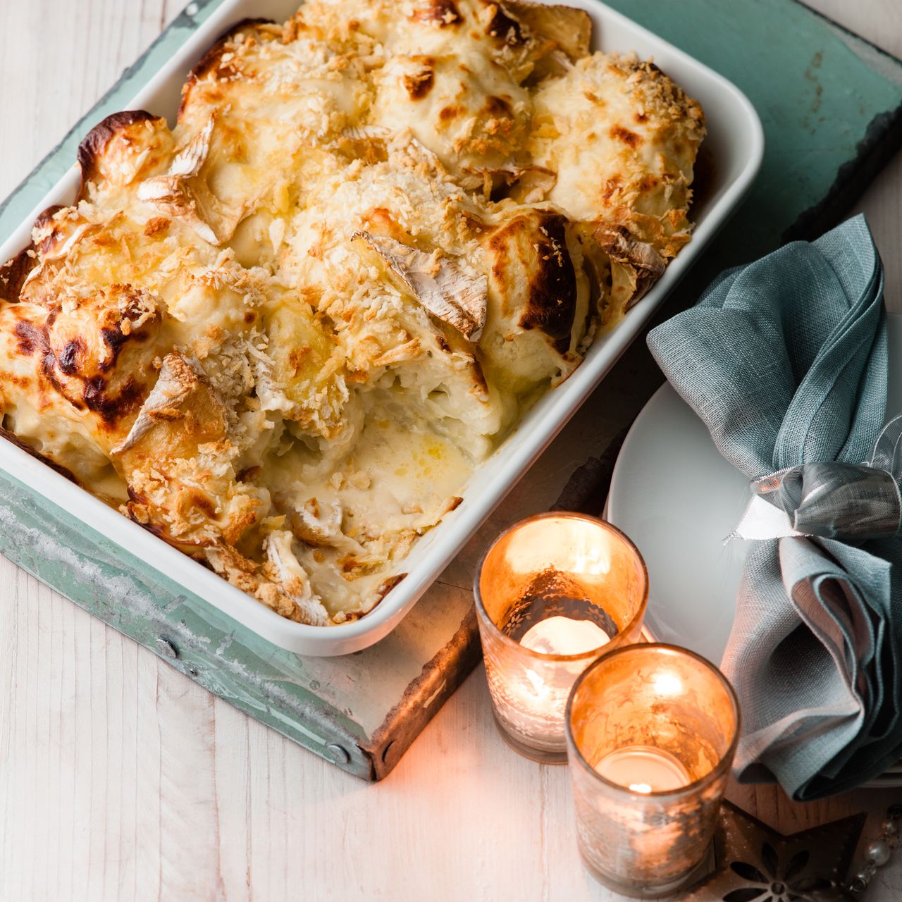 Cauliflower Cheese with Camembert