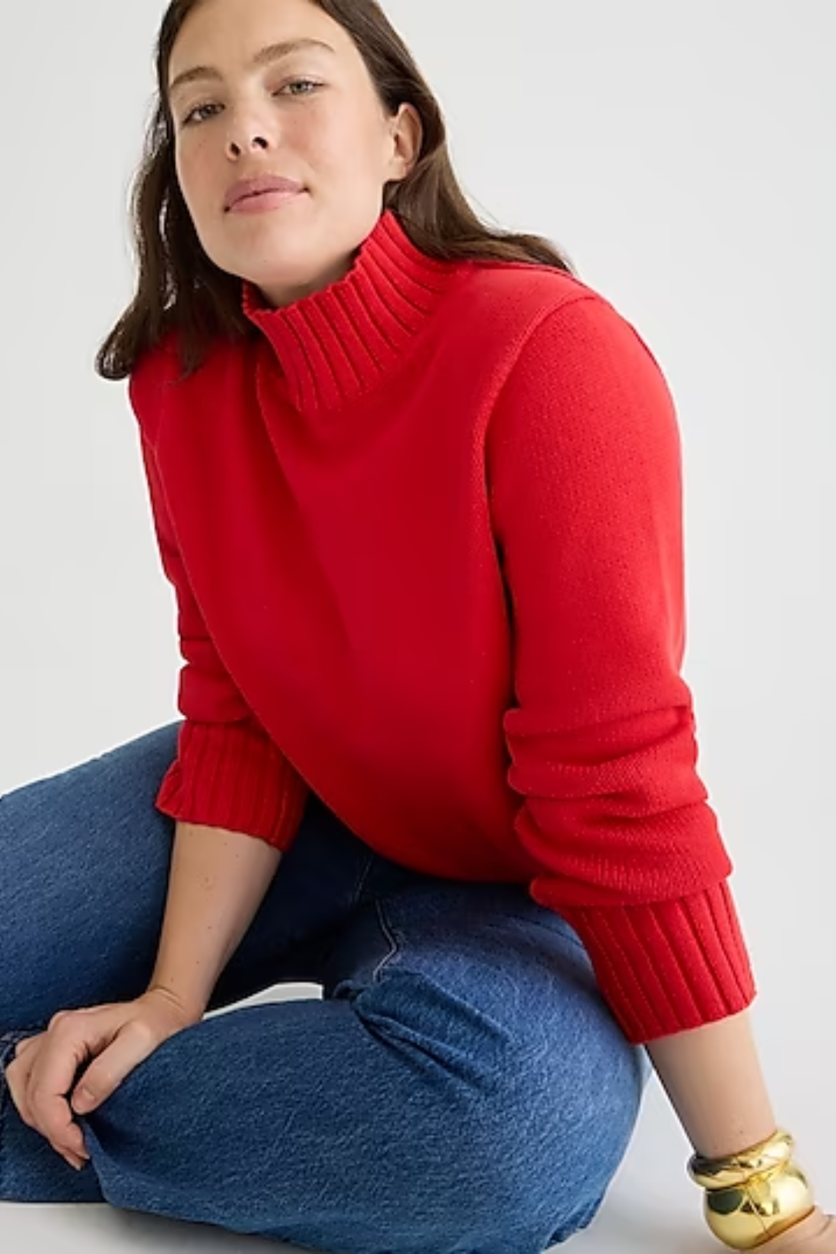 J.Crew Cotton turtleneck sweater