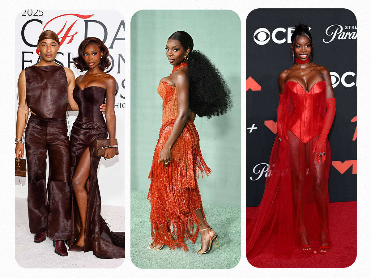 Olandria Carthen on red carpet