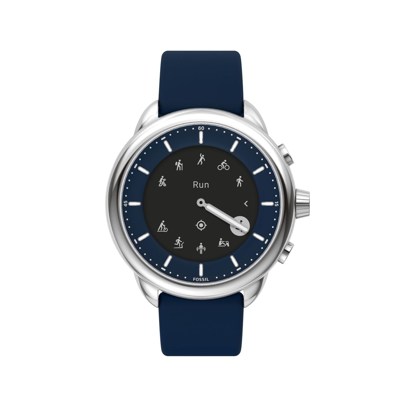Workout menu on the Fossil Gen 6 Hybrid Wellness Edition