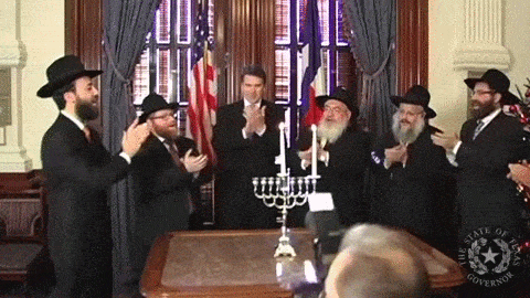 Rick Perry explains how Hanukkah is a lot like the Boston Tea Party