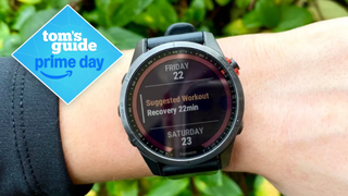 the Garmin fēnix 7S Pro Sapphire Solar