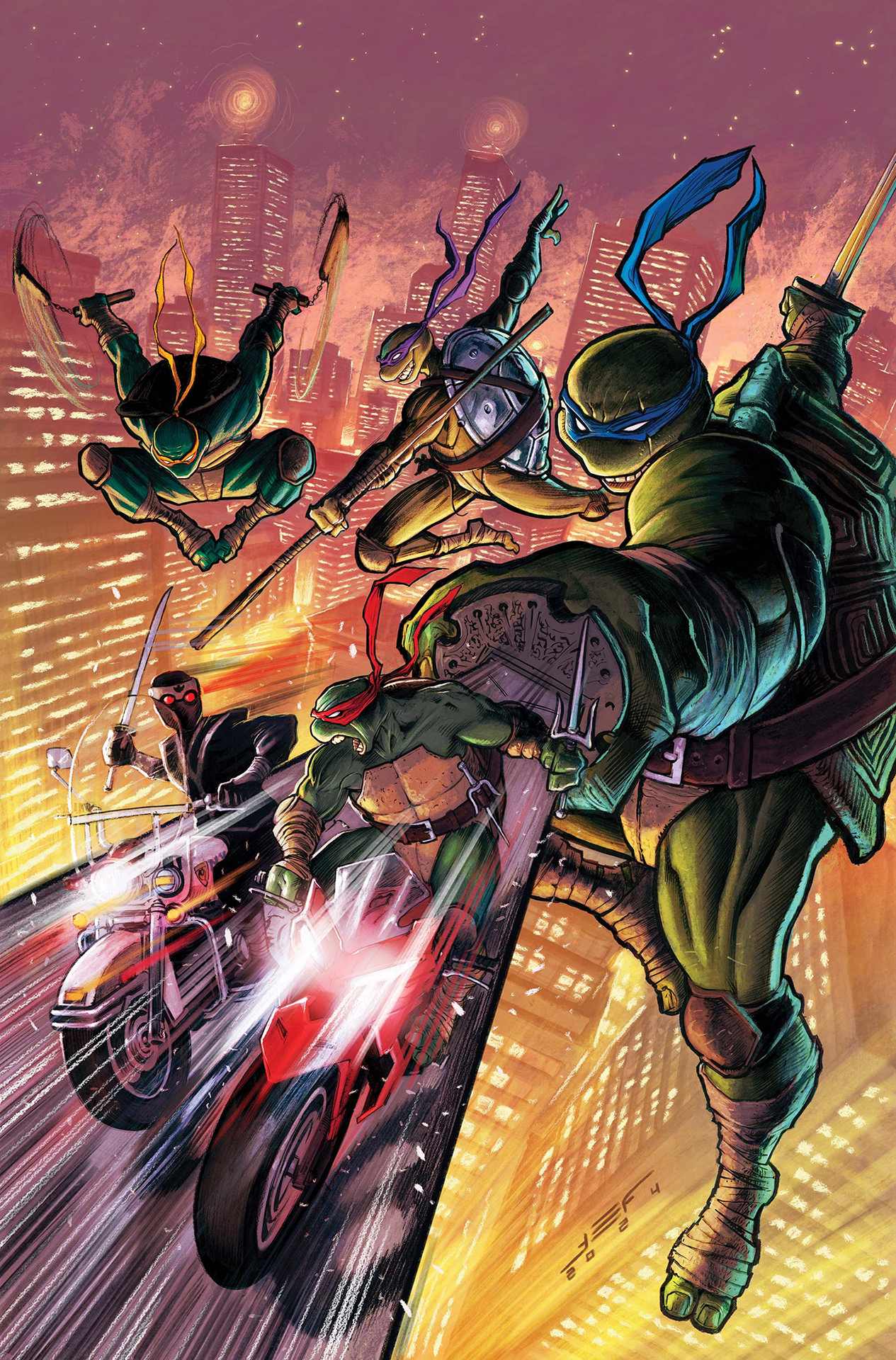 El relanzamiento de Teenage Mutant Ninja Turtles recluta al artista Juan Ferreyra mientras las TMNT se reúnen en Nueva York