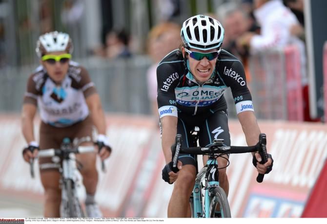 Rigoberto Uran (Omega Pharma-Quick Step) after stage 8