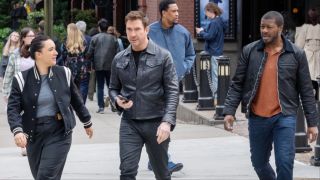 Hana, Remy, and Ray walking in FBI: Most Wanted's series finale