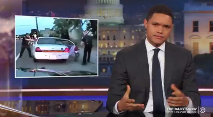 Trevor Noah reacts to the dash cam footage of the shooting of Philando Castile.
