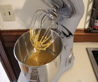 Mixing whoopie pie in the Beautiful Stand Mixer