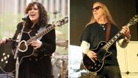 Left–Ann Wilson of the band Heart performs to promote their new album "Red Velvet Car" in 2010; Right–Jerry Cantrell performs at The Mercury Ballroom on February 16, 2025, in Louisville, Kentucky
