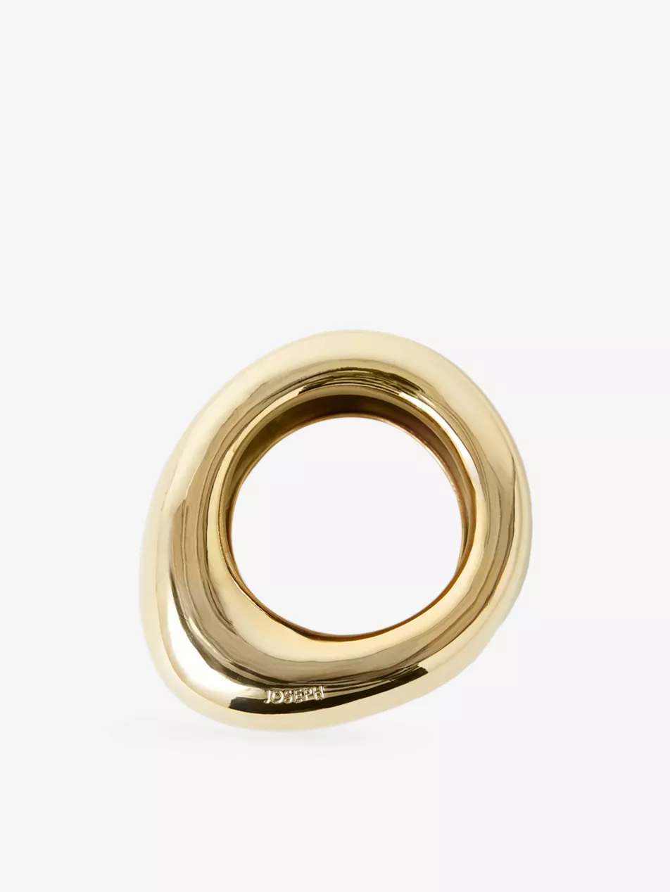 Bean Gold-Toned Metal Bangle