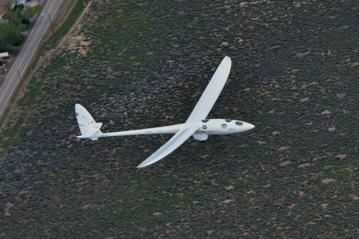 Perlan 2 glider test flight