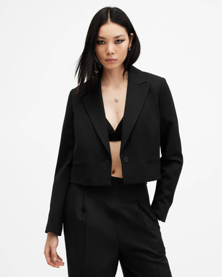 All Saints cropped blazer