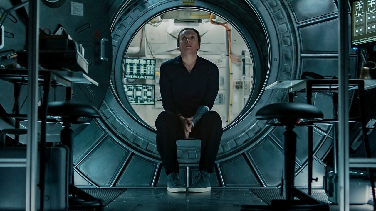Toni Colllette as Cmdr. Martin Barnett in "Stowaway" on Netflix.