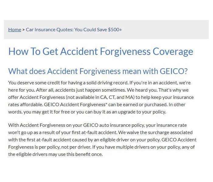 Geico Accident Forgiveness >> Geico Accident Forgiveness Top New Car Release Date Geico Accident Forgiveness >> Geico Accident Forgiveness Top New Car Release Date