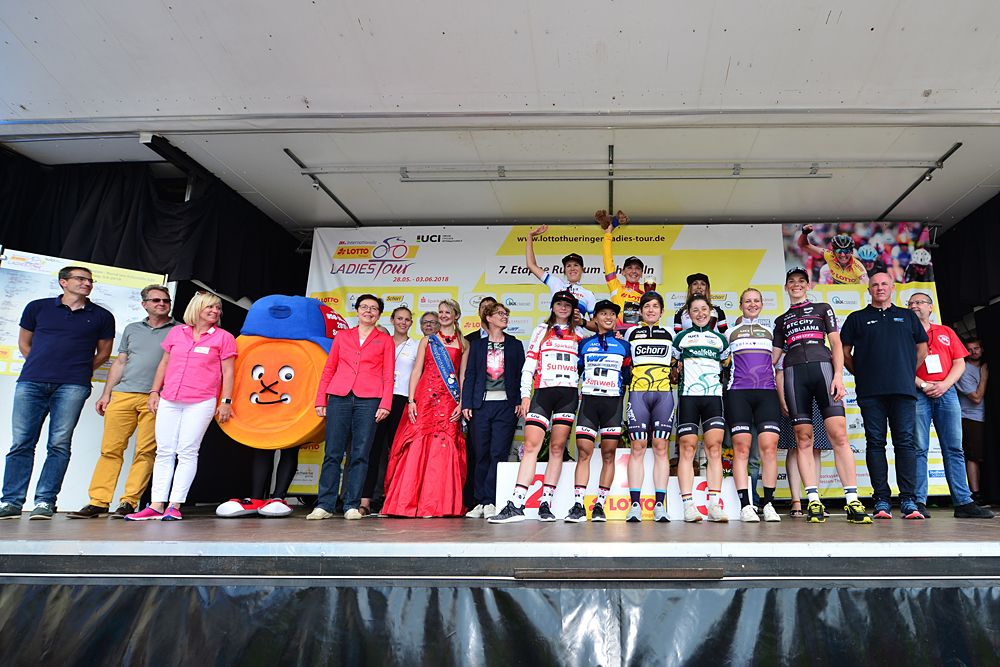 The jerseys Lotto Thuringen Ladies Tour