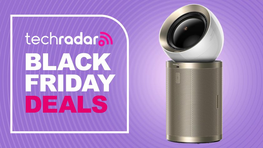 The Dreame AirPursue PM20 is pictured next to a badge that reads: TechRadar Black Friday Deals&quot;.