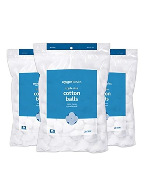 Amazon Basics Cotton Balls (3 Packs of 200)