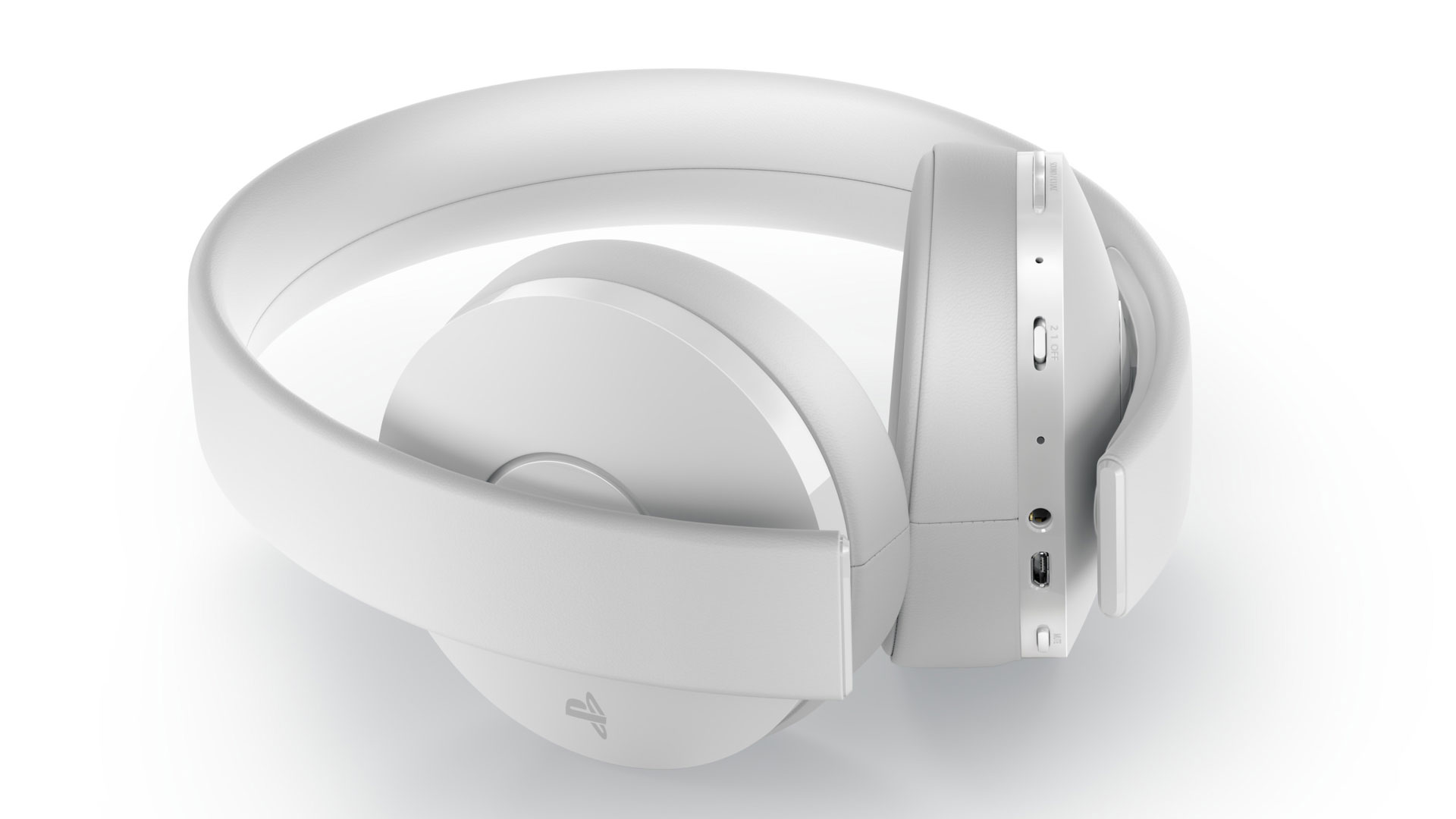 ps gold headset white