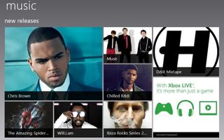 Windows 8 Music Hub Advert Placeholder