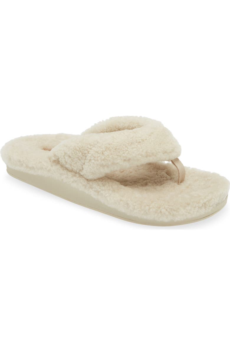 Kipea Heu Genuine Shearling Slide Sandal