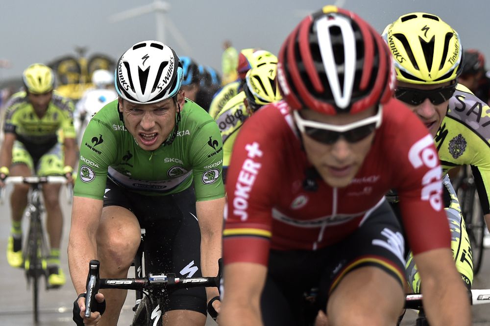 Tony Martin came close to taking over the race lead.