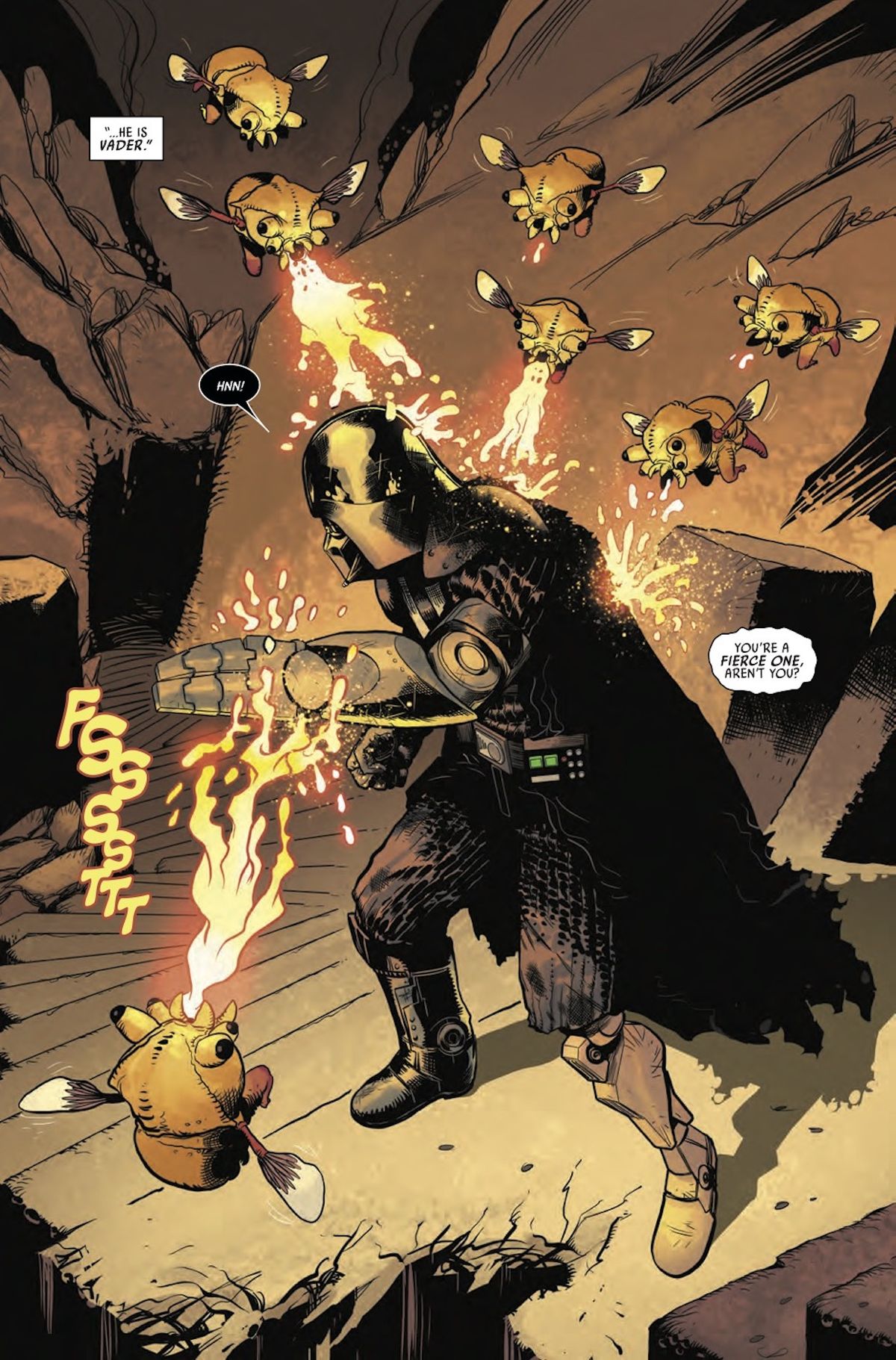Page from Star Wars: Darth Vader #8