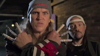 Jason Mewes and Kevin Smith in Clerks III.