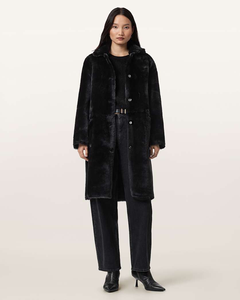 Serra Reversible Shearling Coat