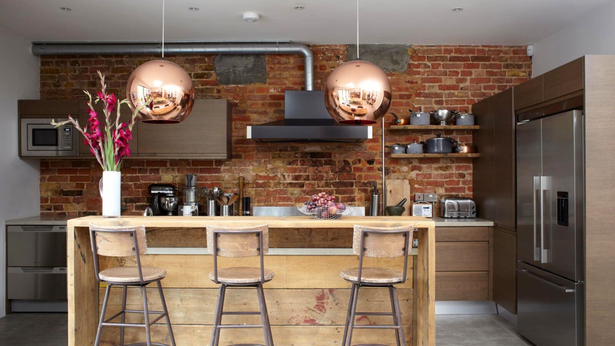 7 industrial kitchen island ideas to make a statement with | Real Homes - Industrial Metal Kitchen Island Decor Ideas Inspiration