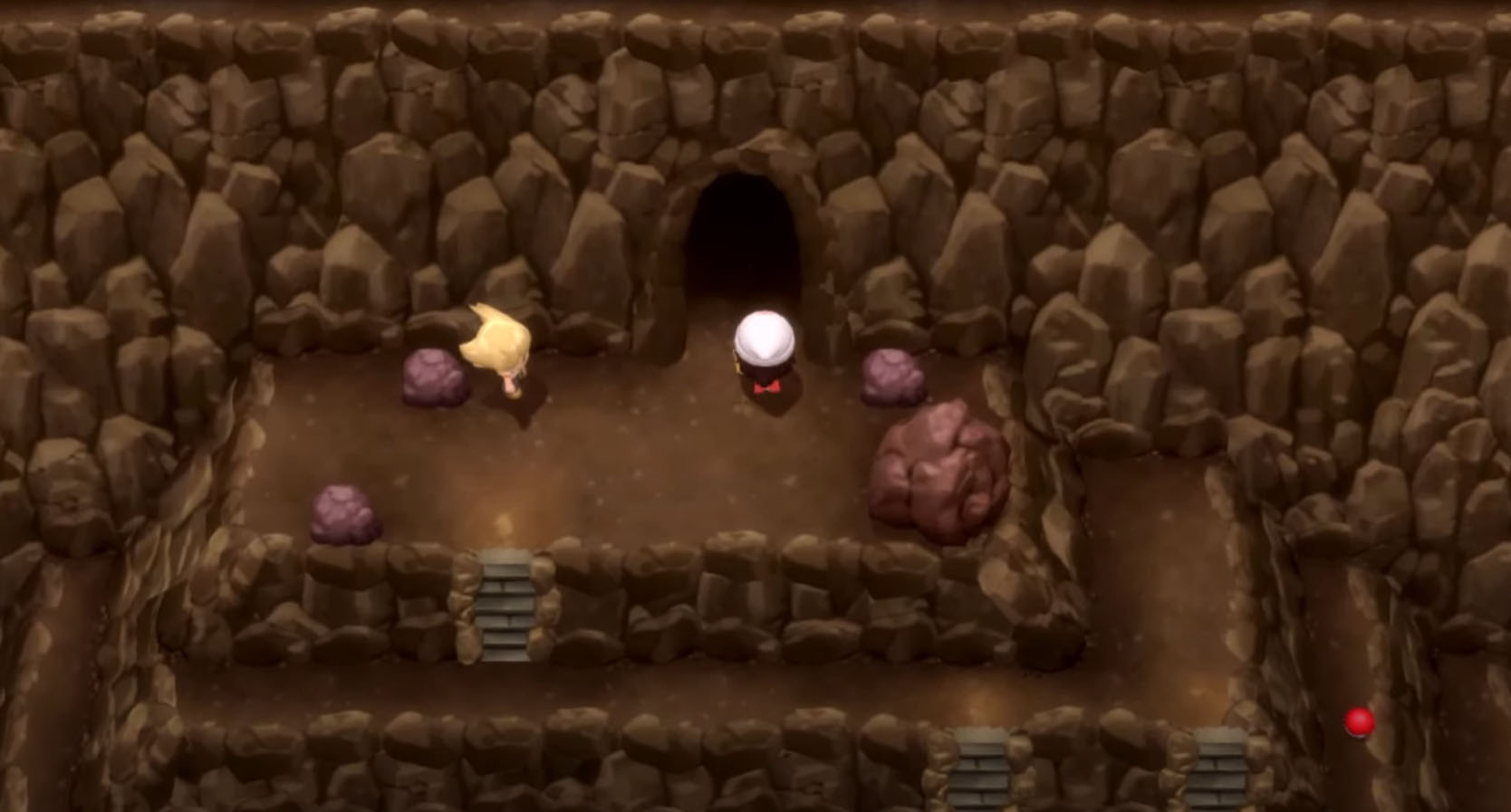 Betreten Sie die zweite Höhle Pokemon Bdsp