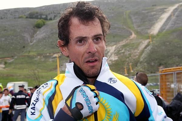 Germany's Andreas Kl&ouml;den (Astana) after the stage.