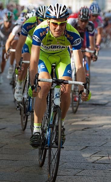 Ivan Basso looked composed throughout the stage.