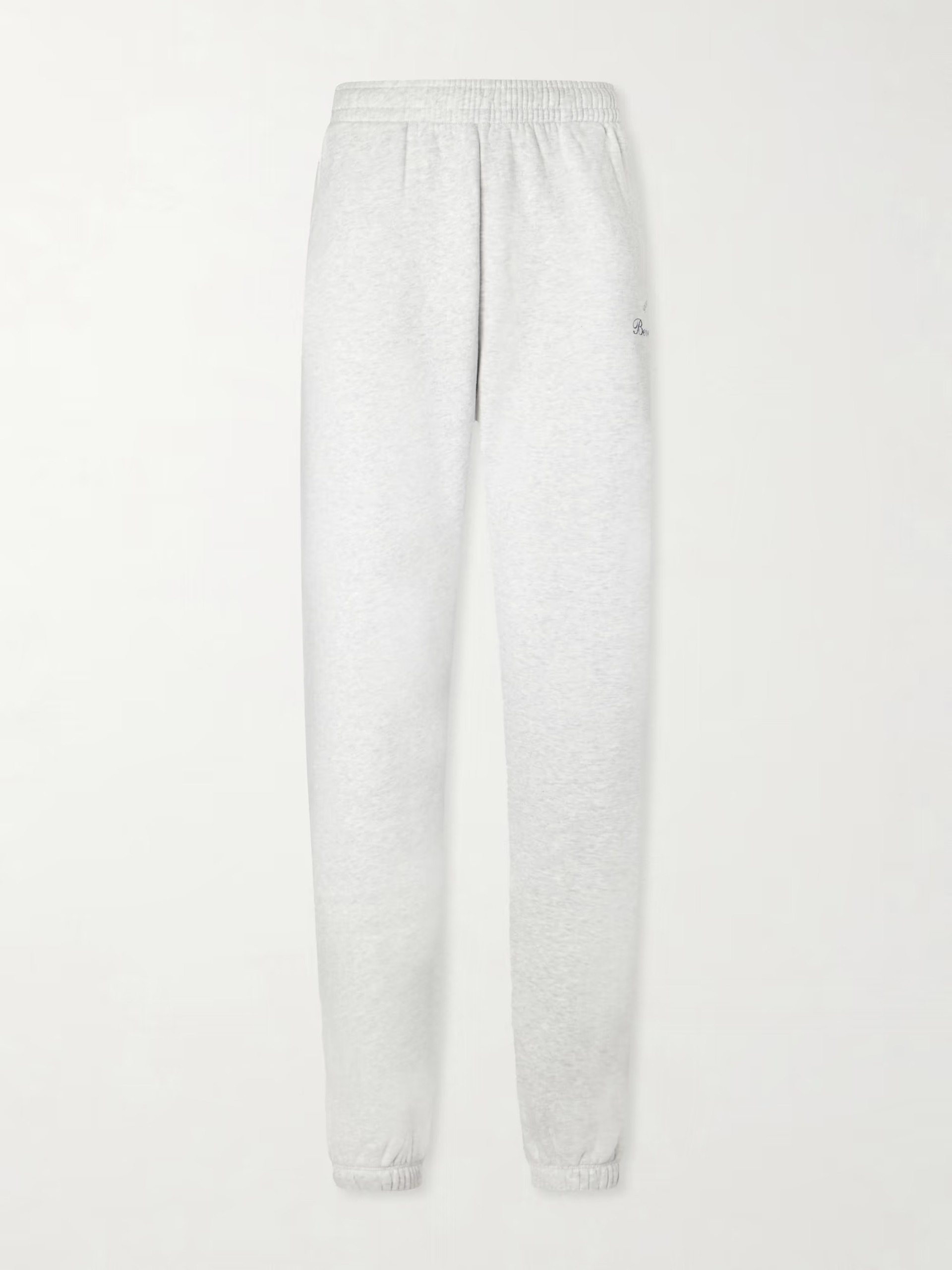 SPORTY &amp;amp; RICH, Beverly Script cotton-jersey track pants