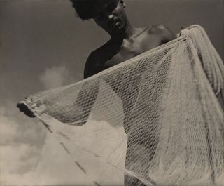 Young Man with Fishing Net