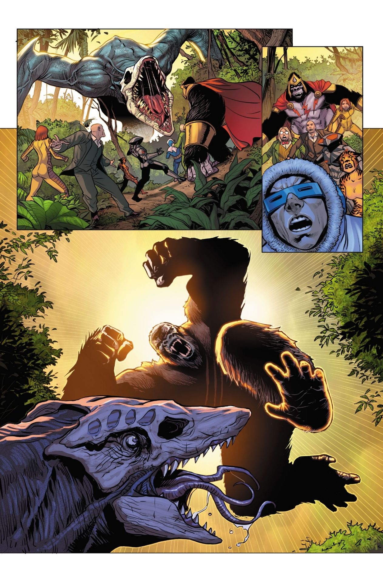 Justice League Vs. Godzilla Vs. Kong art