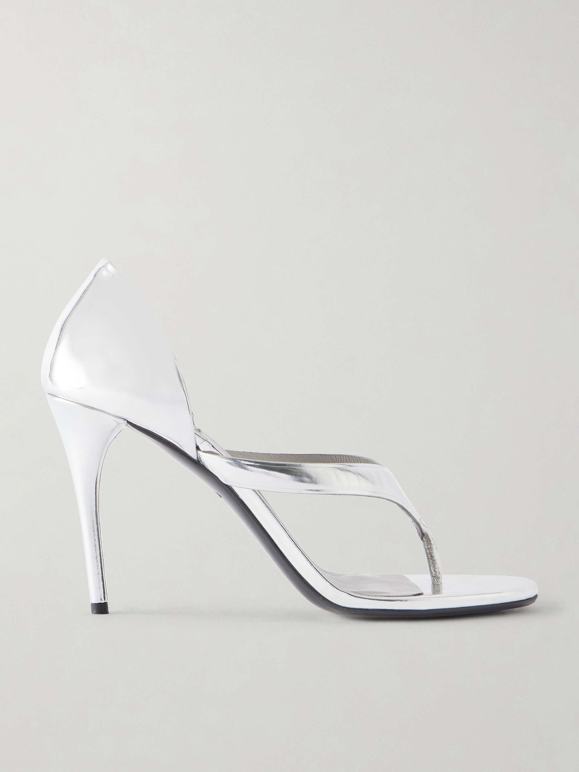 Infradito 90 Metallic Leather Sandals