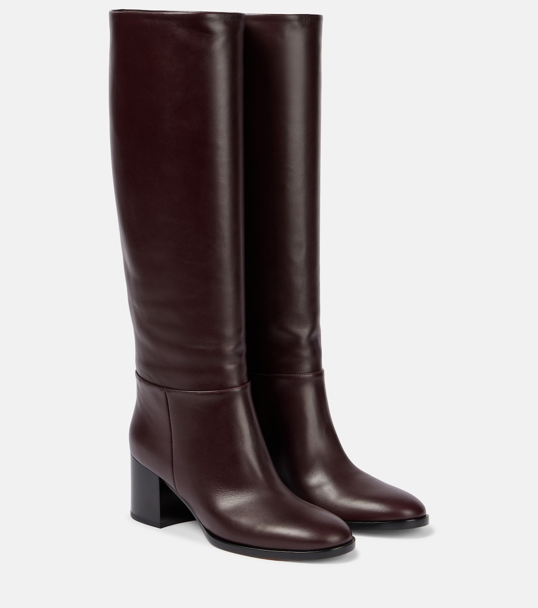 Santiago Leather Knee-High Boots
