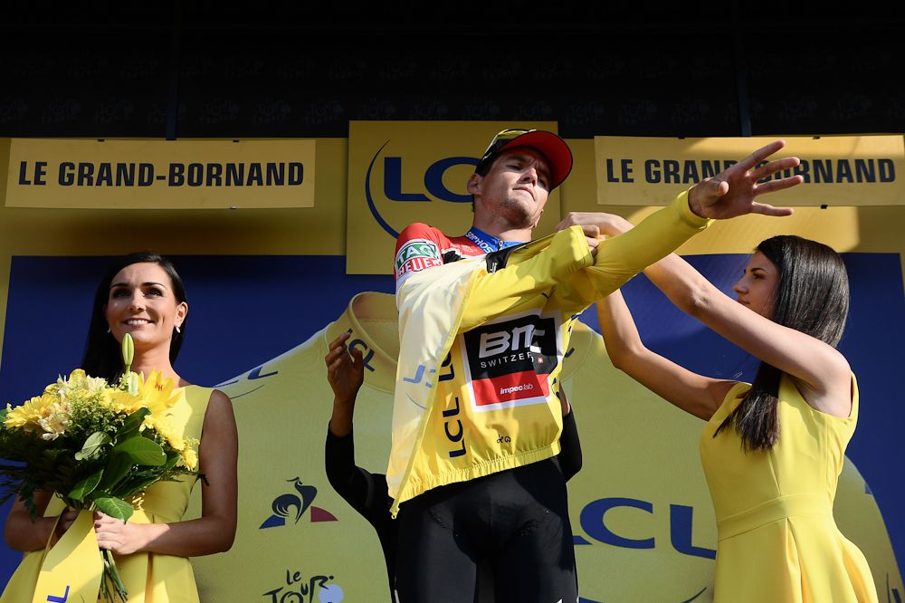 Greg Van Avermaet added to his overall lead on stage 10 of the Tour de France