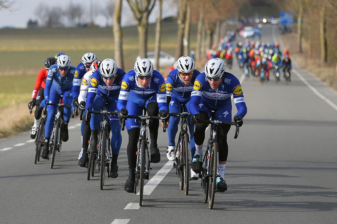 Quick-Step Floors control the front of the race at Le Samyn