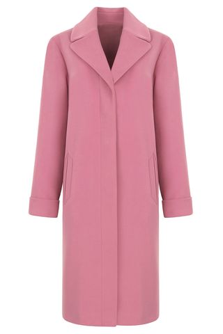 M&S pink coat, September 2013
