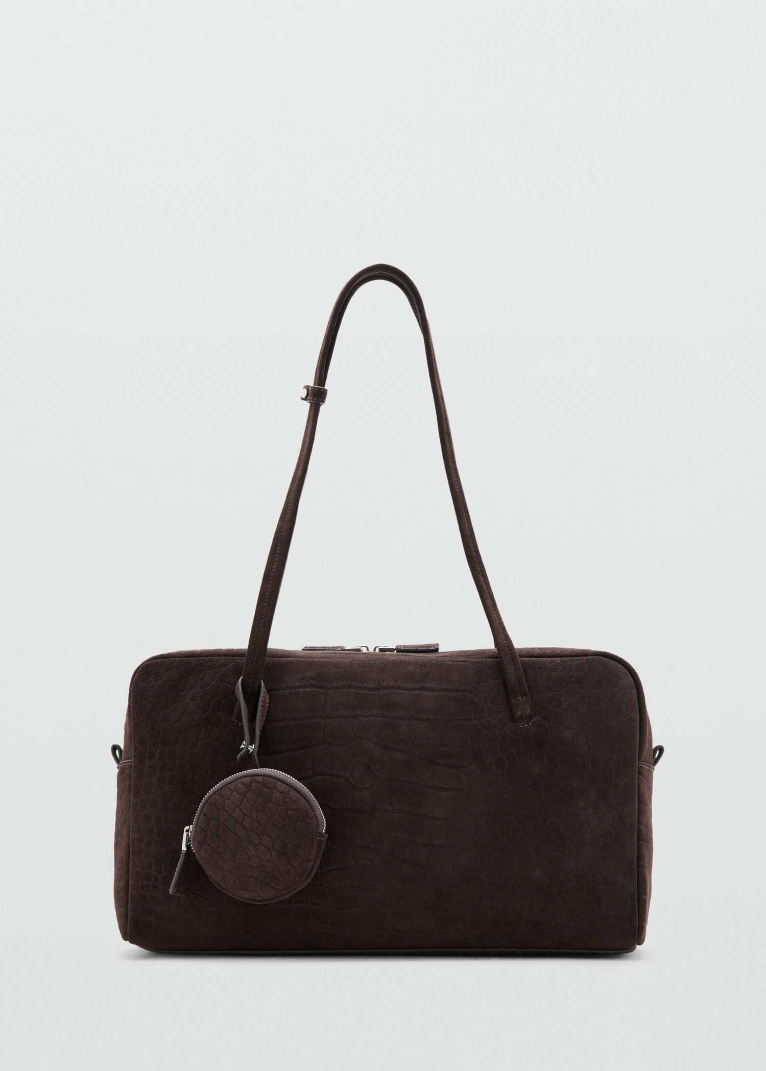 Medium Suede Bowling Bag - Women | Mango United Kingdom
