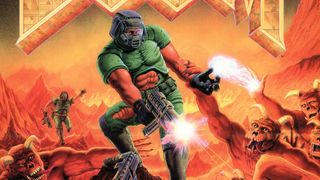 The cover of the video game Doom