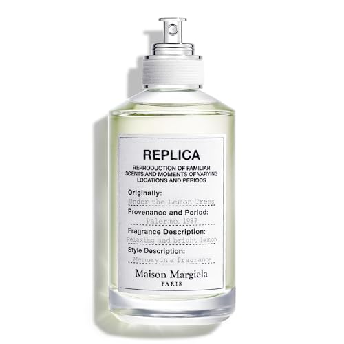 Maison Margiela - Replica - Under the Lemon Trees Eau De Toilette - Fresh Fragrance - With Kalamansi Lime, Coriander &amp;amp; Cedarwood - 3.4 Fl Oz