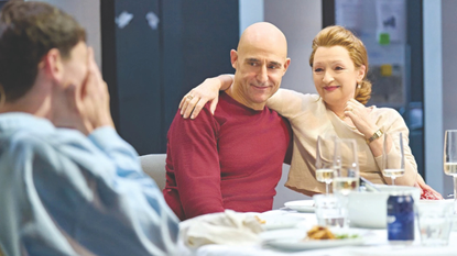 Mark Strong and Lesley Manville in Robert Icke’s production of Oedipus.