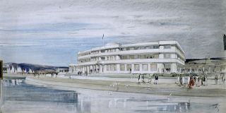 Design for the Midland Hotel, Morecambe: perspective