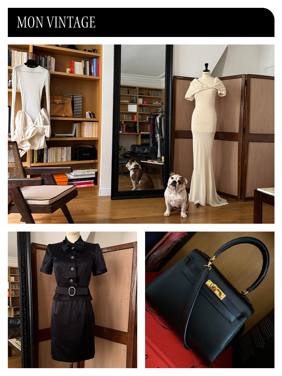 a photo inside at one of the best vintage stores in Paris