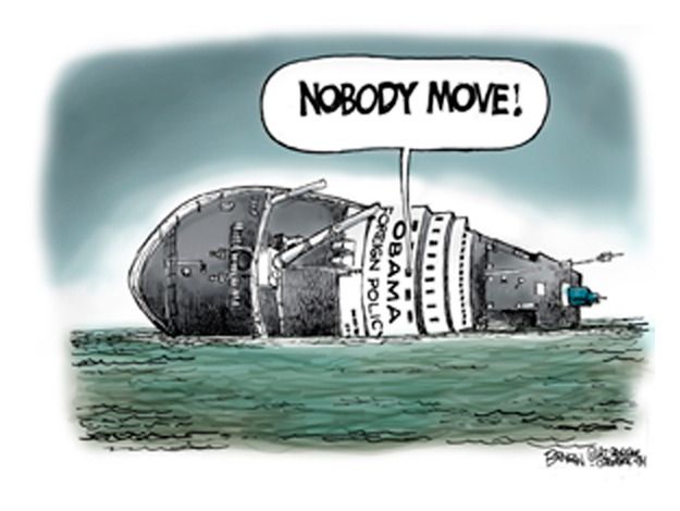 Obama cartoon foreign policy