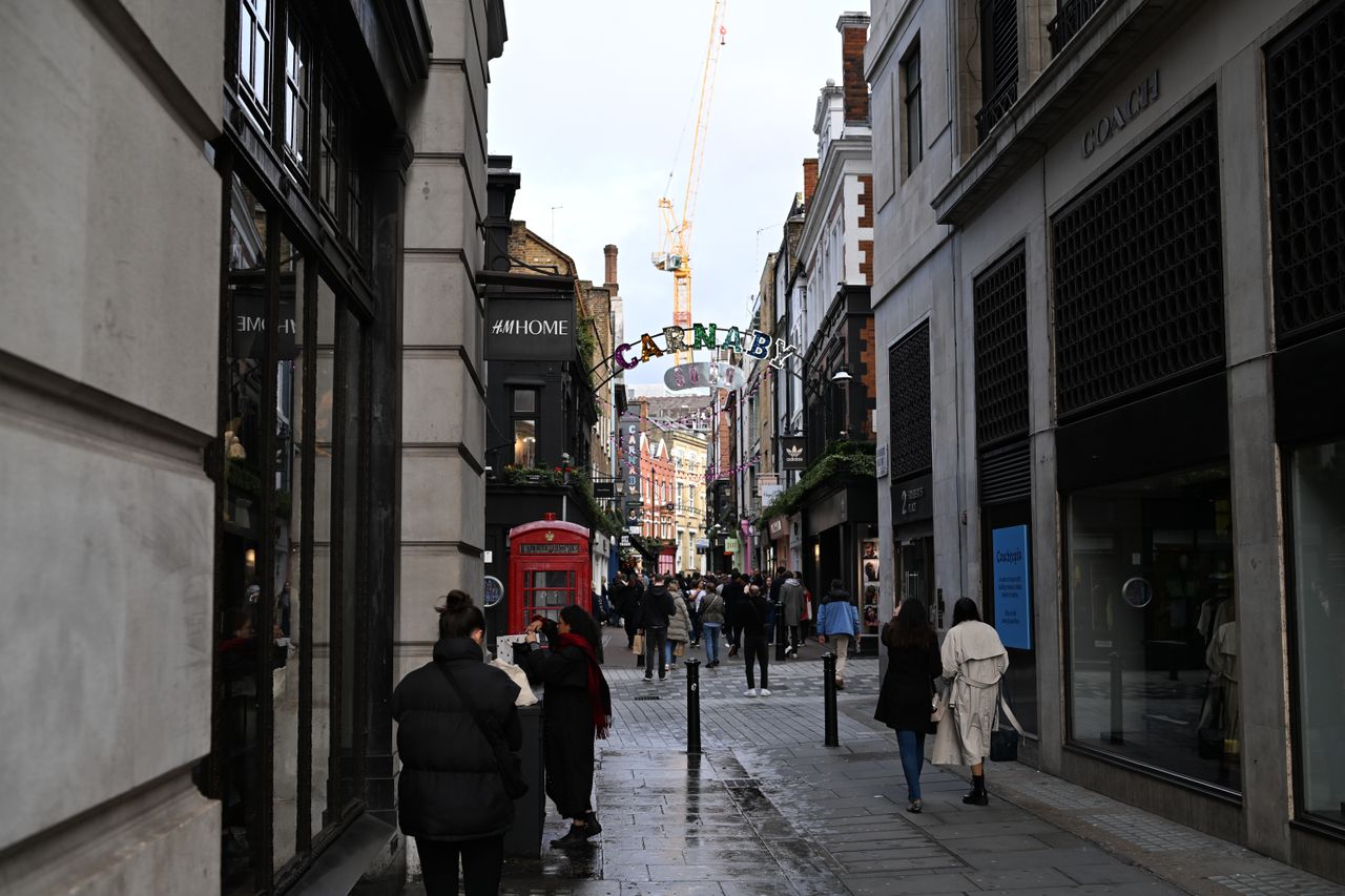 Carnaby Street in London