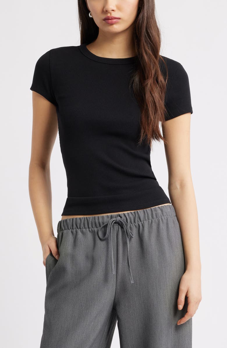 Rib Short Sleeve Shirt