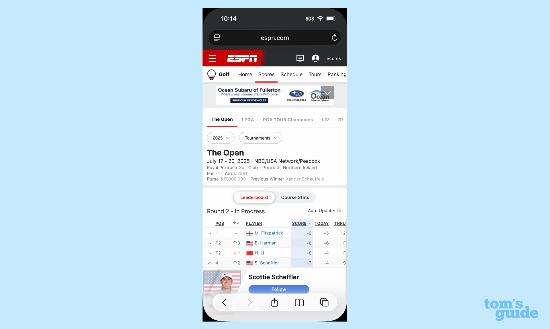 top tab design in ios 26 safari